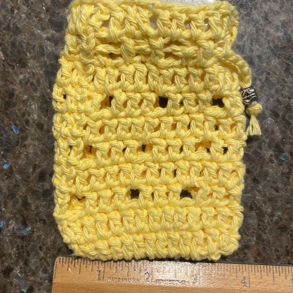 Soap Saver Bag & Washcloth Set Hand Crafted Crochet - 100% Cotton -CHOOSE COLOR! - Picture 7 of 12